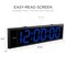 Ivation Waterproof Large Digital Clock, Outdoor Large LED Clock with Stopwatch, Alarms & More!